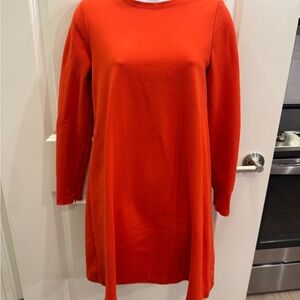 Elegant Orange Women's Dress